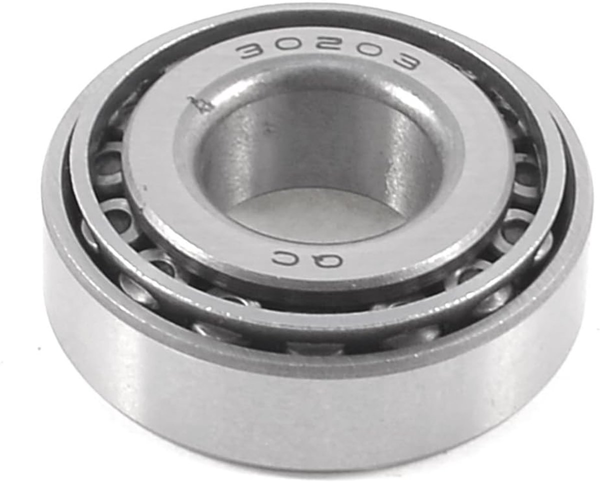 A13050600ux0344 18 mm x 40 mm x 10 mm metalen taps taps toelopende rollager 30203, 0,67 koolstofstaal, verzinkt