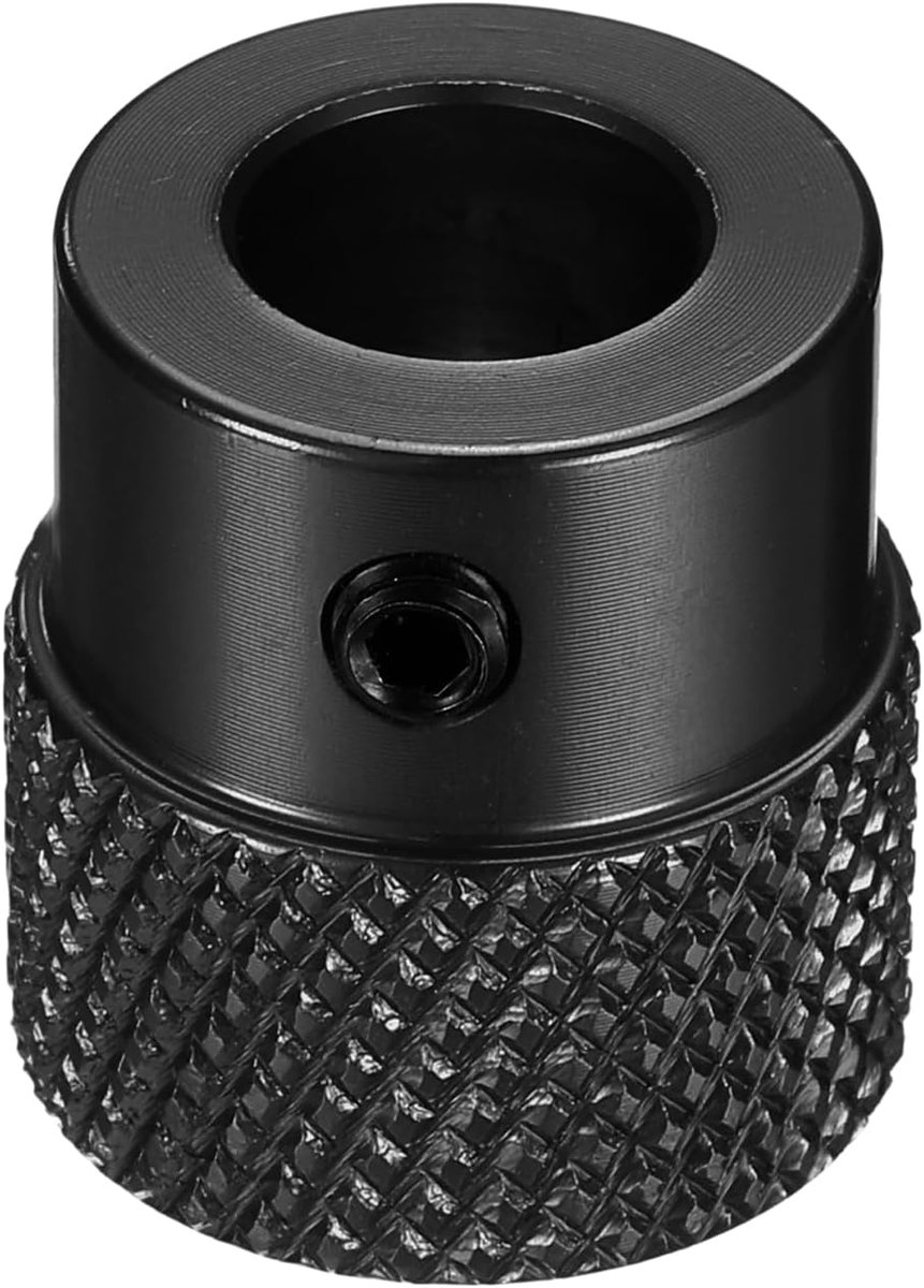 Handwiel van geanodiseerde aluminiumlegering, boring 10 mm, Od 20 mm, gekartelde handgreep, draaibare handgreep met sleutel voor platformverplaatsing, slee voor freesmachine en draaimachine