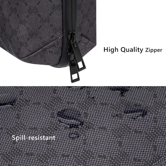 Elite Hoofdtelefoon Pouch compatibel met Bose QC Ultra, JBL Tour ONE M3, Sony WH-1000XM6 en meer, Soft Shell vervangende beschermende reisdraagtas met kabelopslag (donkergrijs) van elite — afbeelding 2