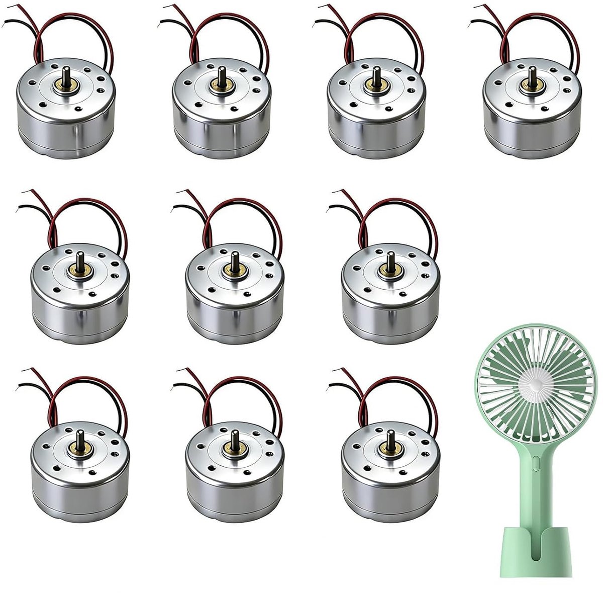 Motoren RF-300 DC 3 V tot 3500 omw/min voor het repareren van elektrisch speelgoed, mini-ventilatoren en doe-het-zelfprojecten, met educatieve verrijking op energieomzetting
