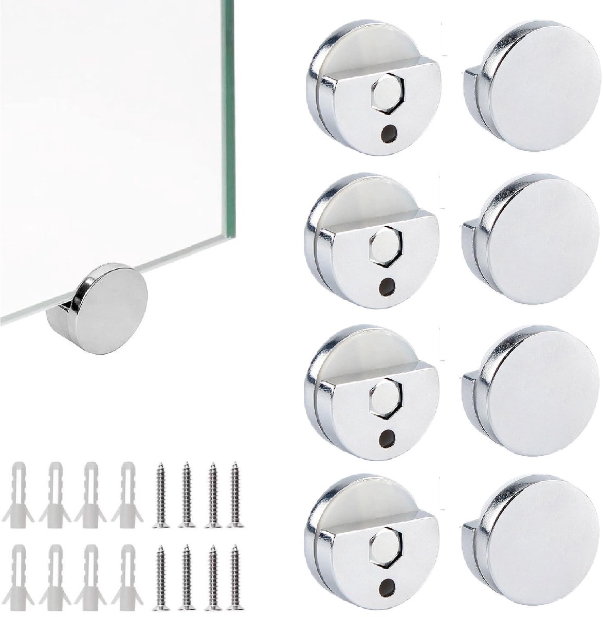 SolidKeus - Set van 8 Multifunctionele Glasclips