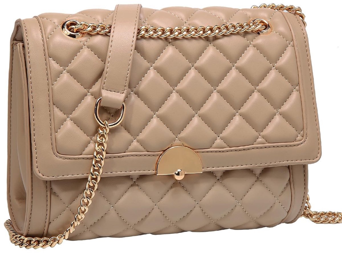 SolidKeus - Dames Crossbody Tas van PU Leer met Verstelbare Schouderriem