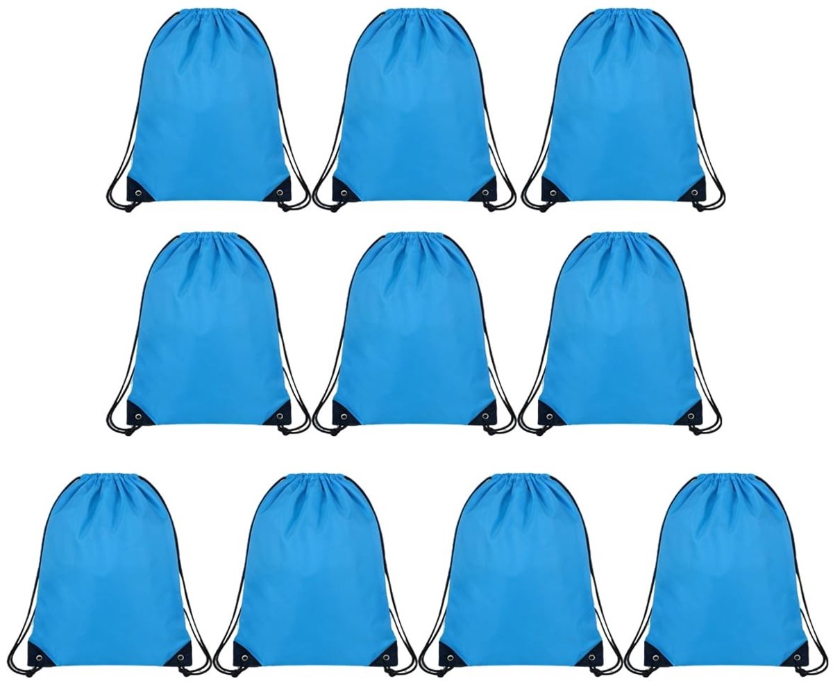 SolidKeus - Trekkoord Rugzak voor Gym en Reizen, Blauw