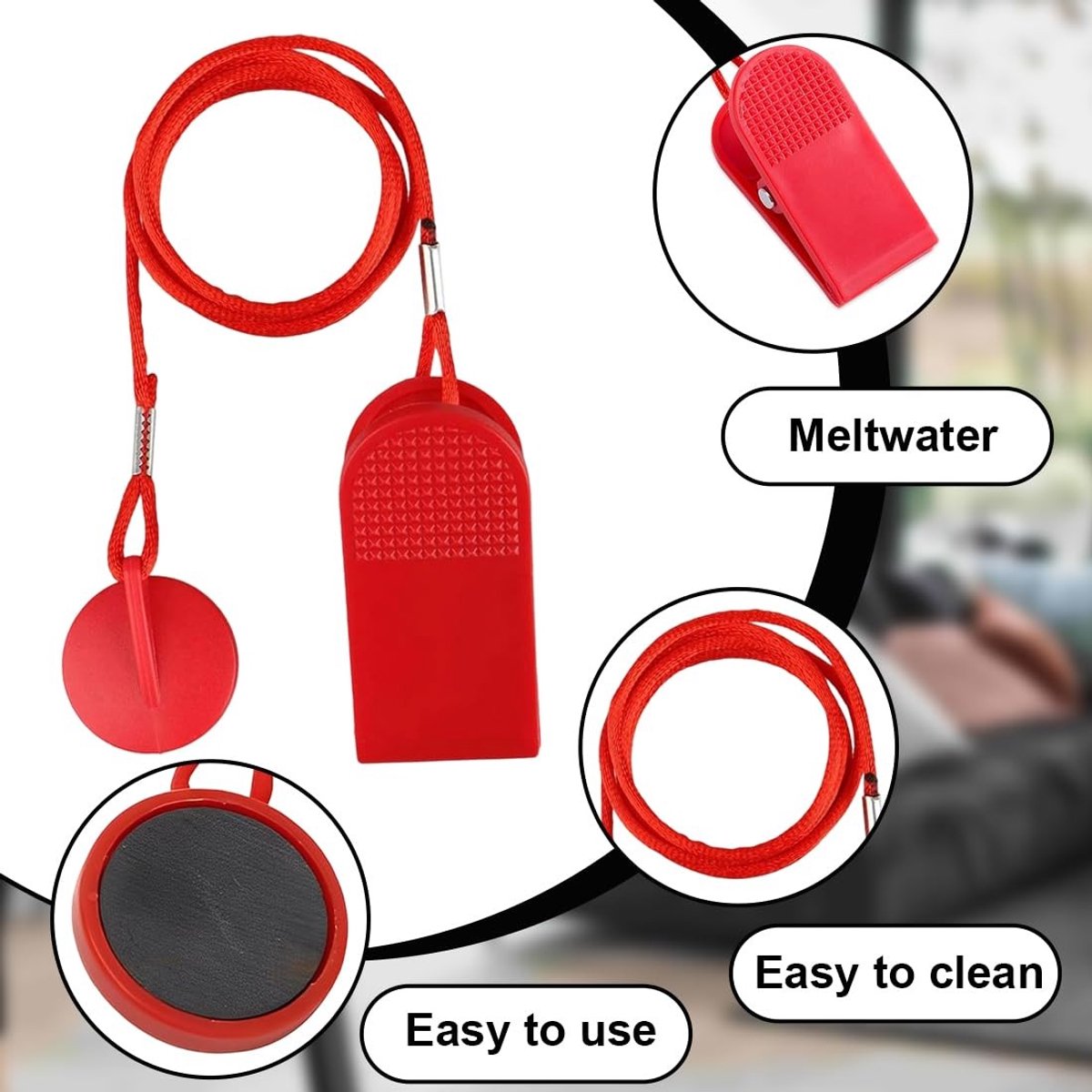 SolidKeus - Treadmill Veiligheidssleutel, Magnetische Stop Accessoire