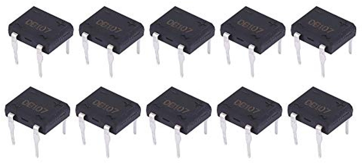 1A 1000 V Bridge Rectifier Bridge Diode Bridge voor huishoudelijke apparaten Industriële elektronische schakeling (10st)