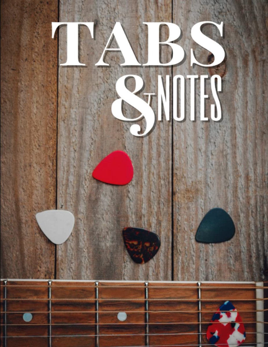 Tab Notebook / Music Tabs Tablature Book for Music Composition