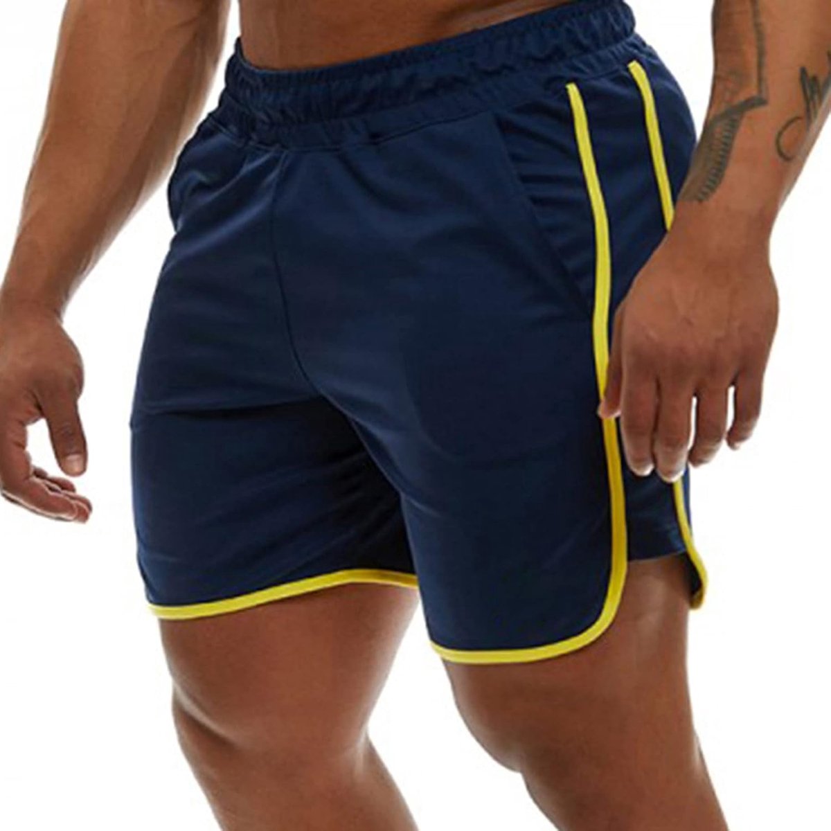 Shorts voor heren, hardlopen, licht, sportshorts, sneldrogend, met zak, sportlegging