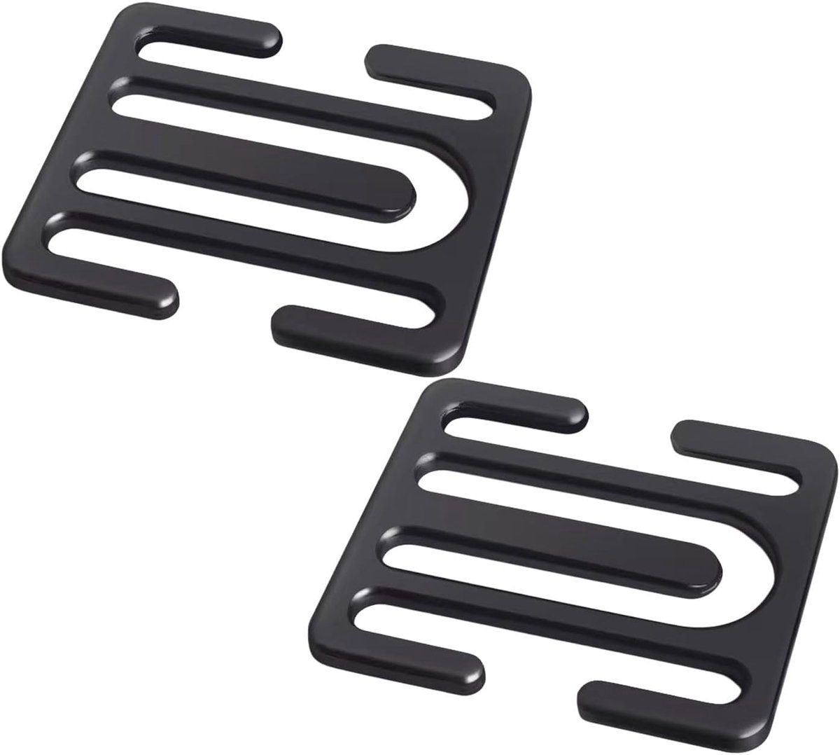 Verstelbare veiligheidsgordel, 2 stuks universele auto veiligheidsgordel clip, legering veiligheidsgordel nekbescherming gordelhouder auto-accessoire voor ontspanning van nek en schouders