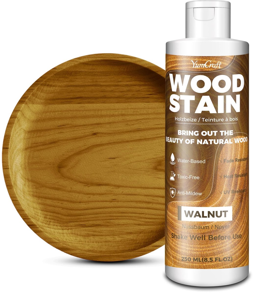 SolidKeus - Houtbeits 250ml Waterbasis Walnoot
