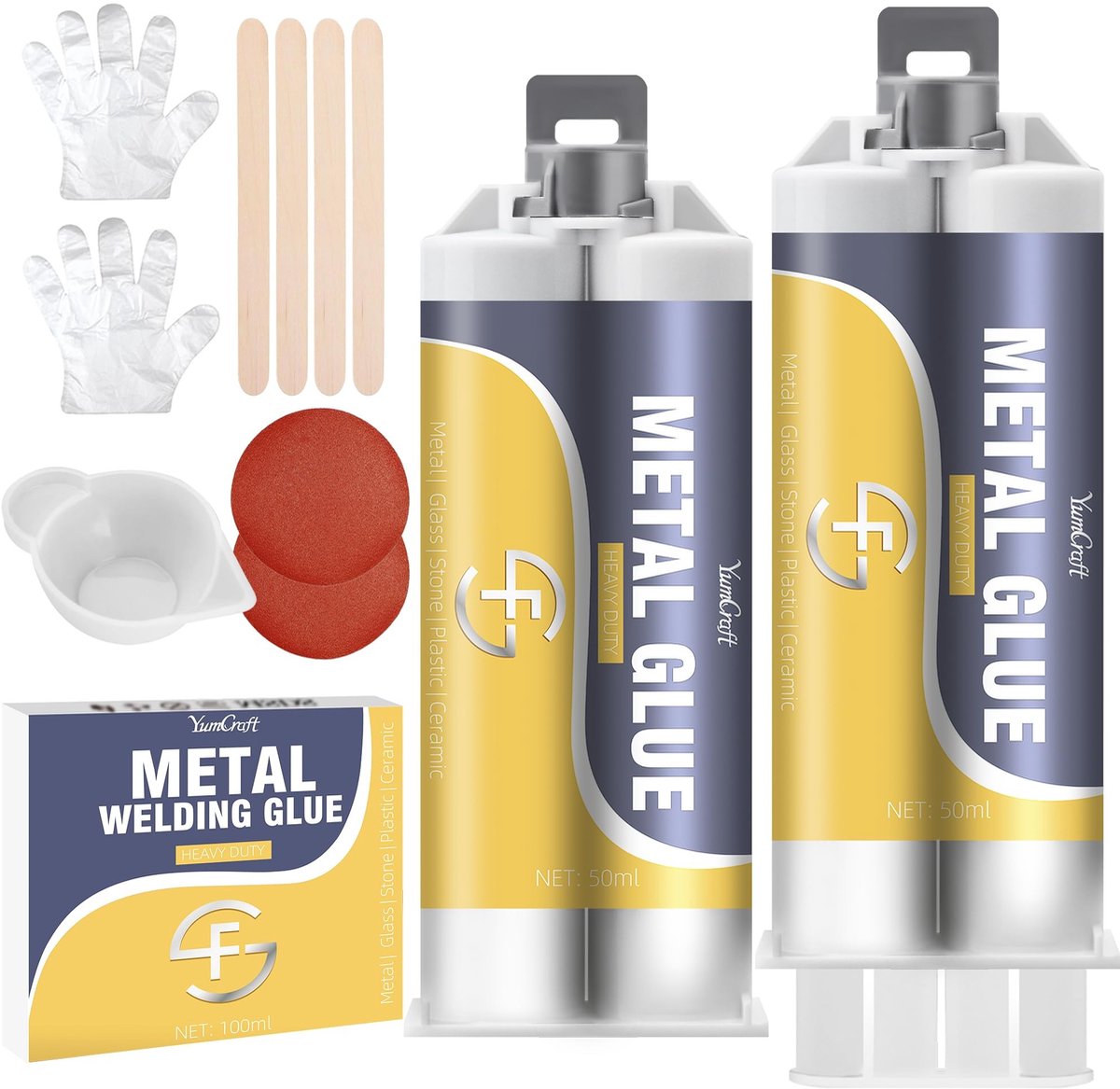 SolidKeus - 100ml Extra Sterke Epoxy Lijm voor Metaal en Kunststof