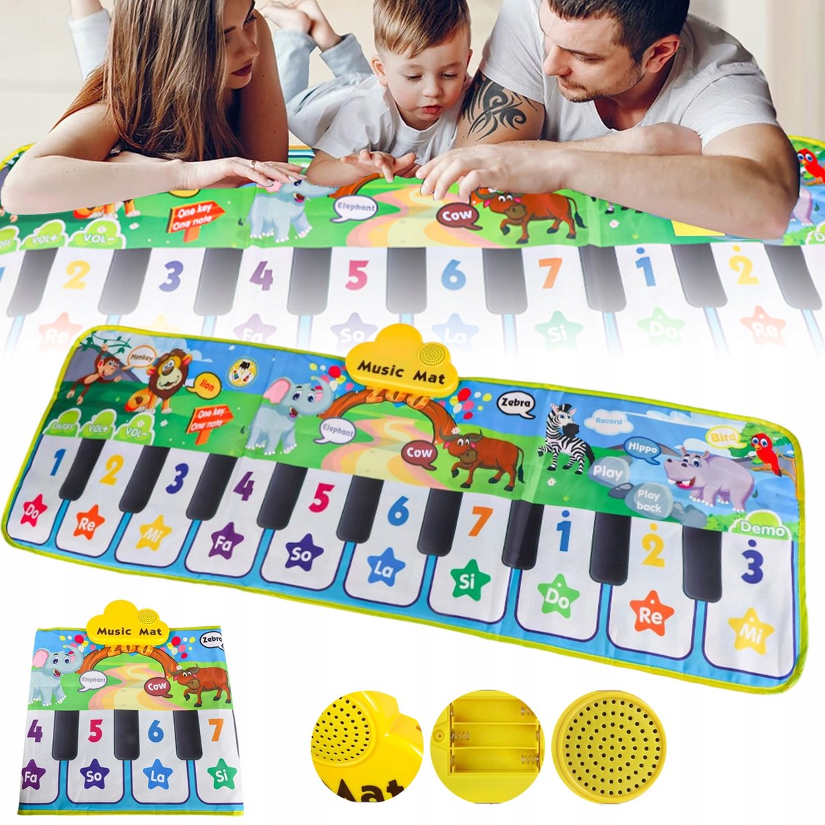 Interactieve Muzikale Dansmat Piano voor Kinderen - Educatief Speelgoed