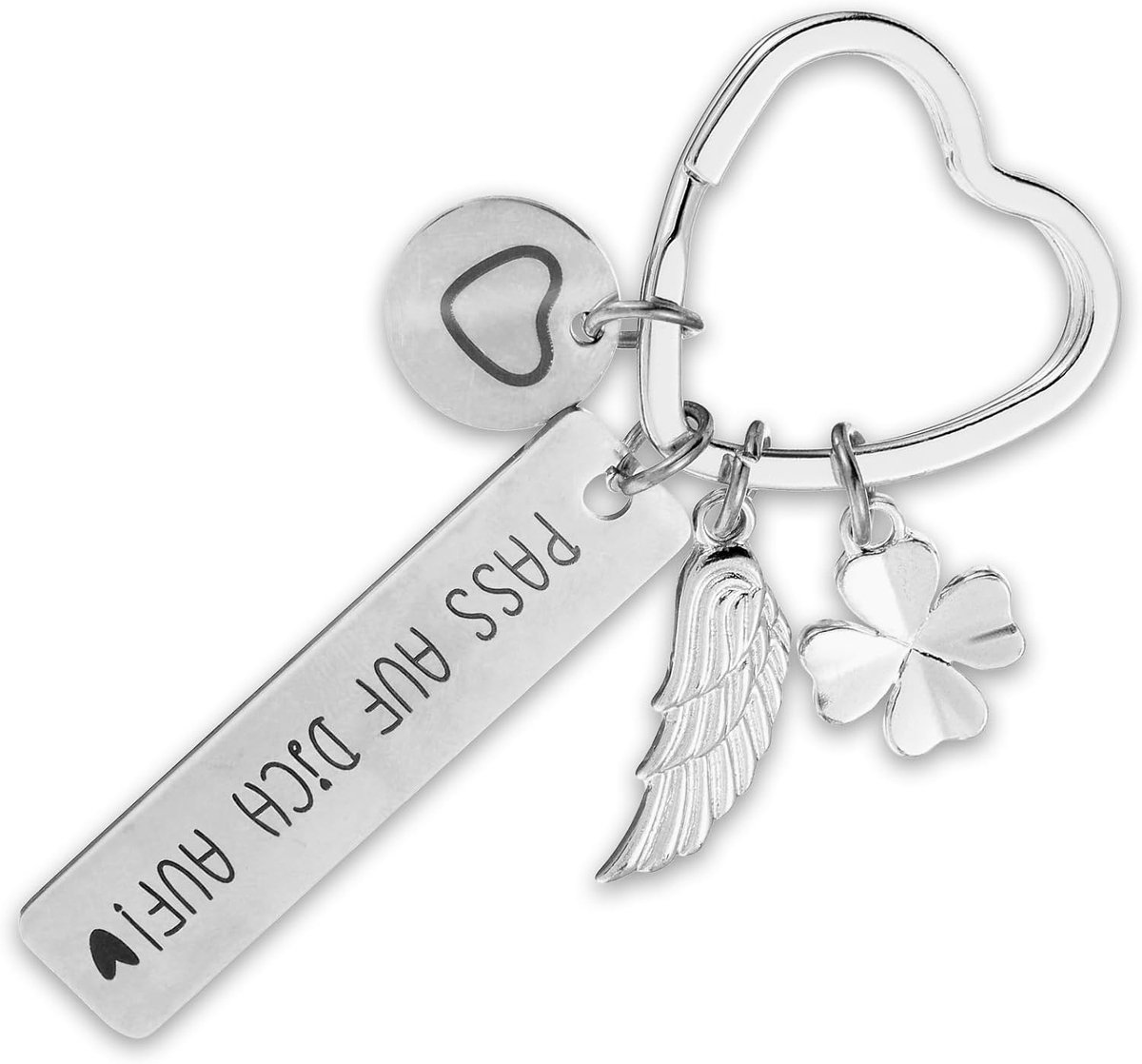 Sleutelhanger, esthetisch, met geschenkdoos, sleutelhanger, auto, cadeau, gegraveerd lettertype, beschermhoeveelheid, gepersonaliseerde cadeaus voor rijbewijs, verjaardag, Kerstmis,