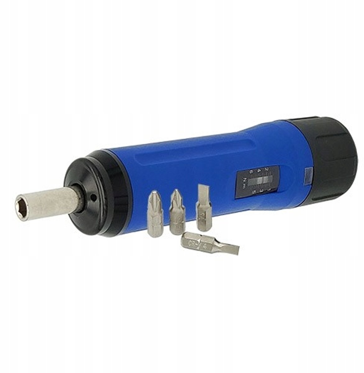 Merkloze Momentschroevendraaier 1/4" 0.2-1.2 Nm met Bits