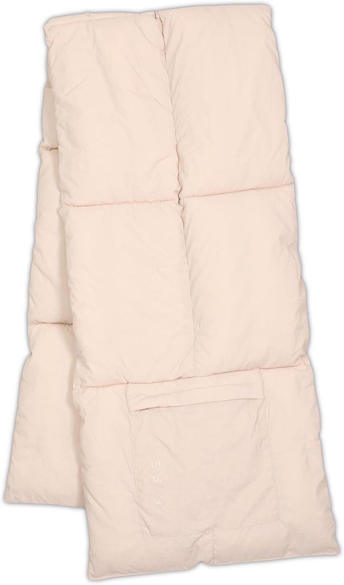 Sally Sally - effen colsjaal van nylon - gewatteerde damessjaal - gewatteerde nekomslag met zak - voor herfst en winter