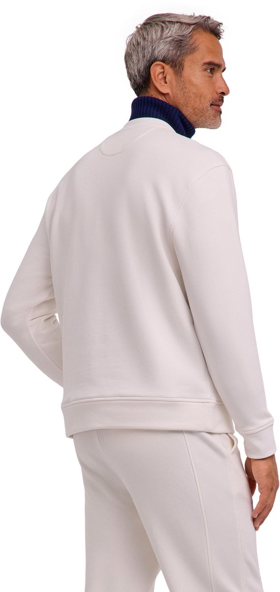 FALKE Ski Sweatshirt Crew verwarmend katoen cardigan heren Wit