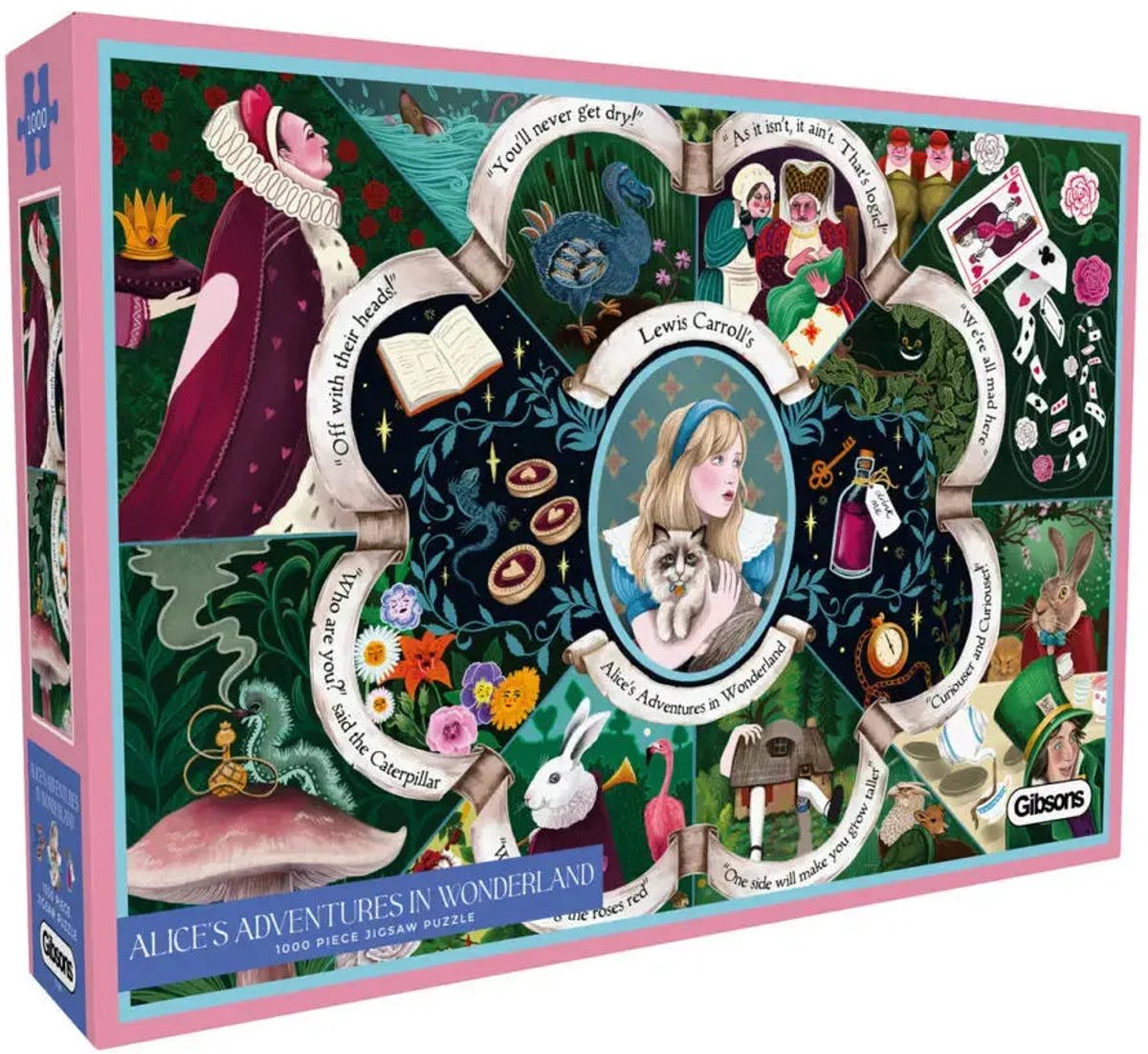 Alice's Adventures in Wonderland Puzzel 1000 Stukjes