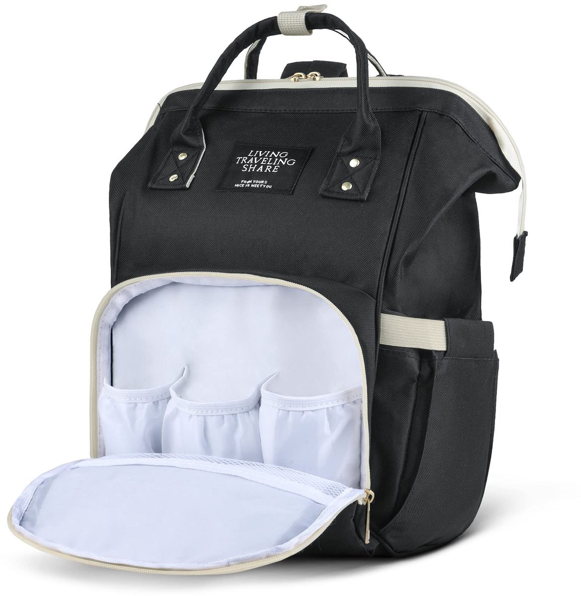 Luiertas Rugzak - Grote Waterdichte Baby Verzorgingstas - Multifunctionele Luiertas met Grote Opbergruimte - Geschikt voor Mama, Papa & Reizen