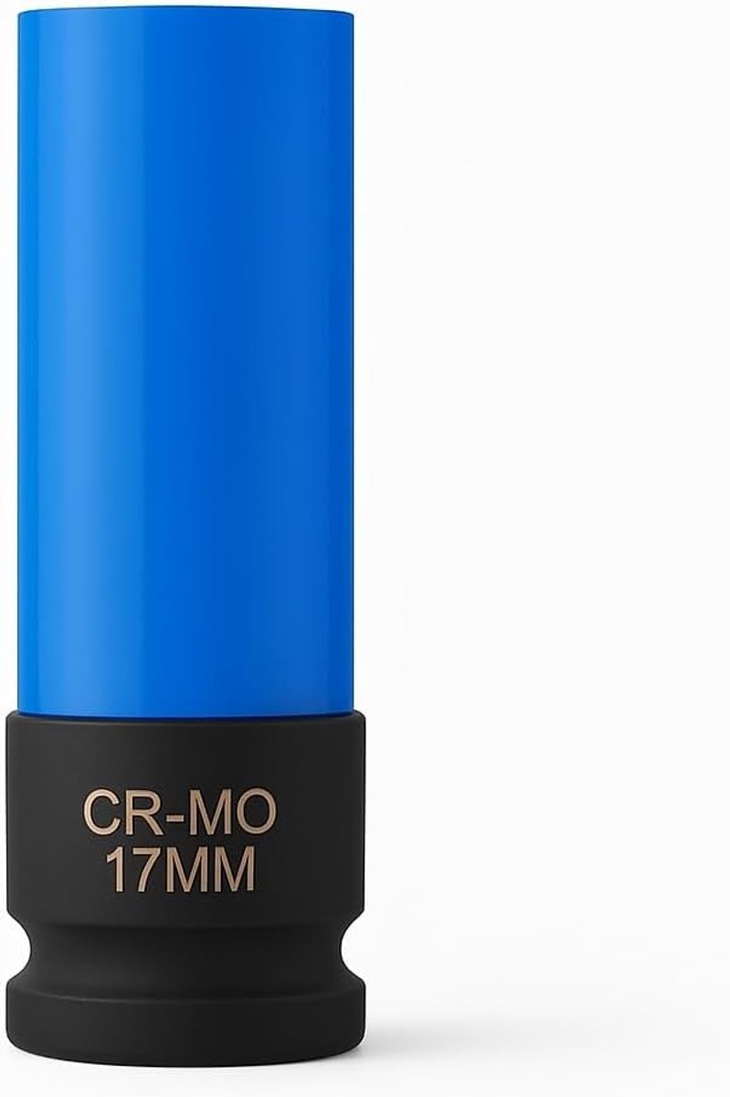Krachtige 1/2 Inch Impact Schroevendraaiers met 17 mm Moer en Vervangwielen - Kleurgecodeerde, Niet-Kras Aluminium Velgen met Beschermhoezen voor Impact Moeren