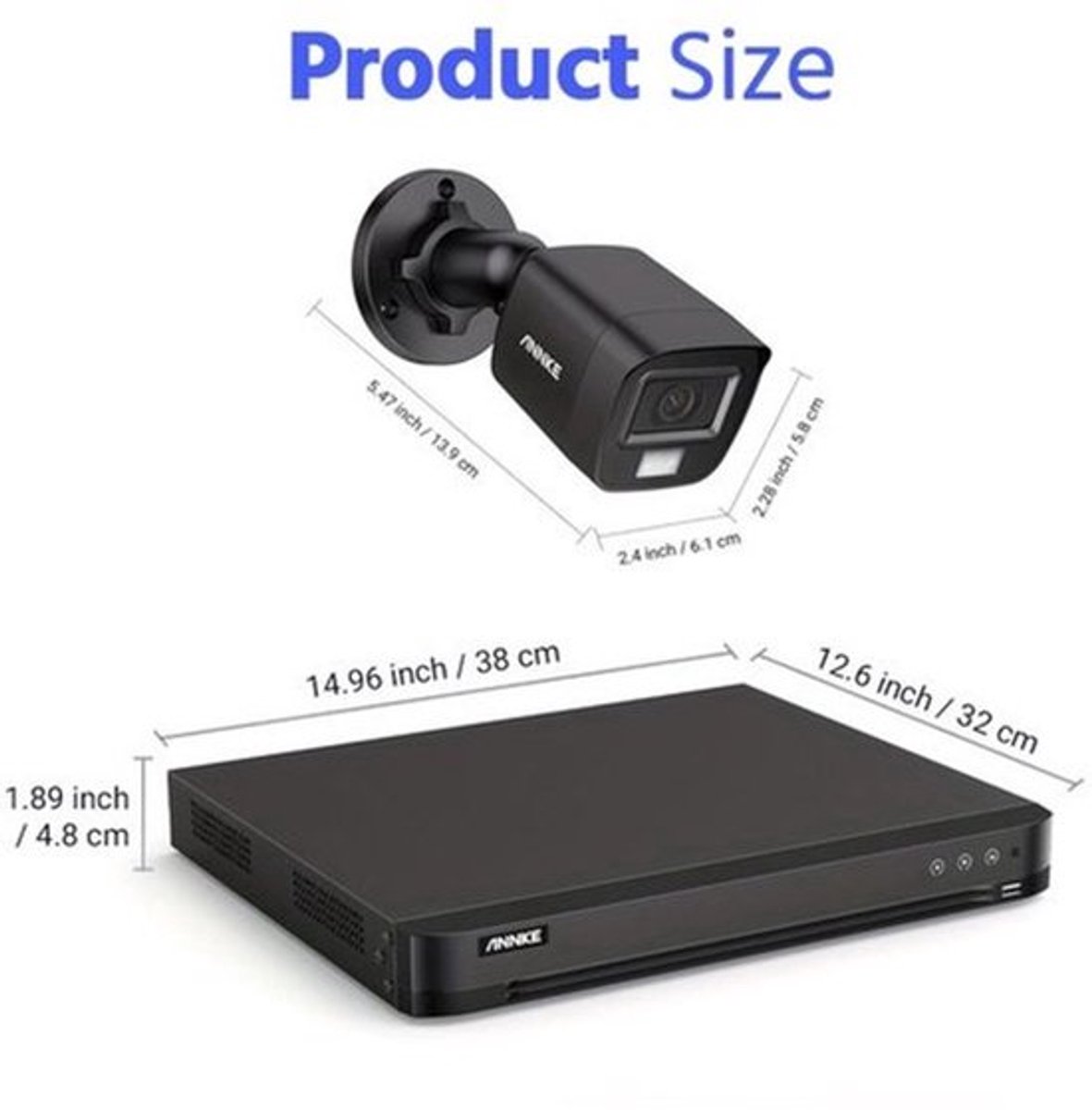 Beveiligingssysteem – Bewakingscamera – Cameraset – Veiligheidscamera – CCTV Systeem – 8 Kamer 3K Resolutie – Slimme Dual-Light Nachtvisie