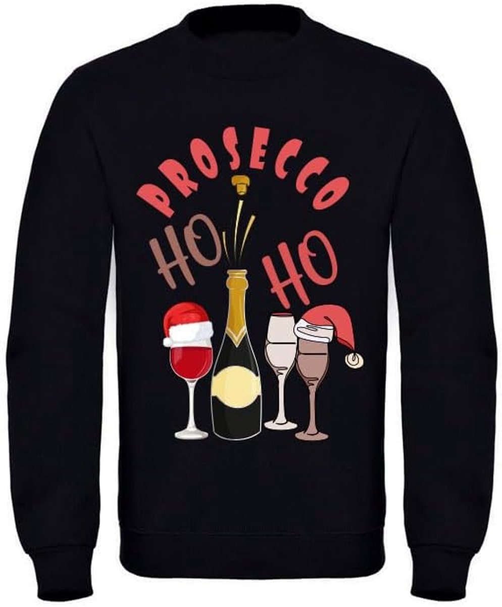 Ho Ho Trui - unisex - foute kersttrui - wijn - kerst - feestdagen - sweater