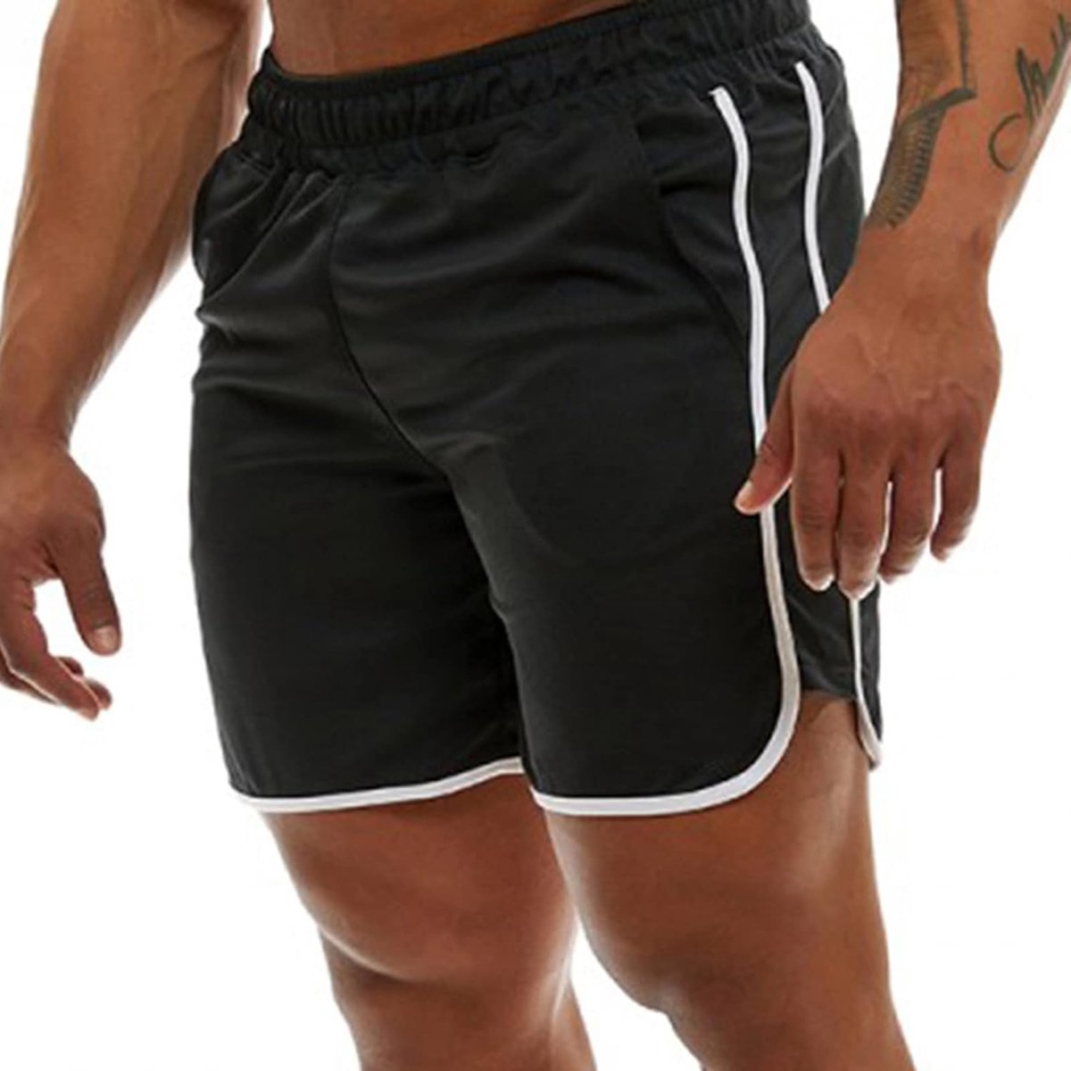 Shorts voor heren, hardlopen, licht, sportshorts, sneldrogend, met zak, sportlegging
