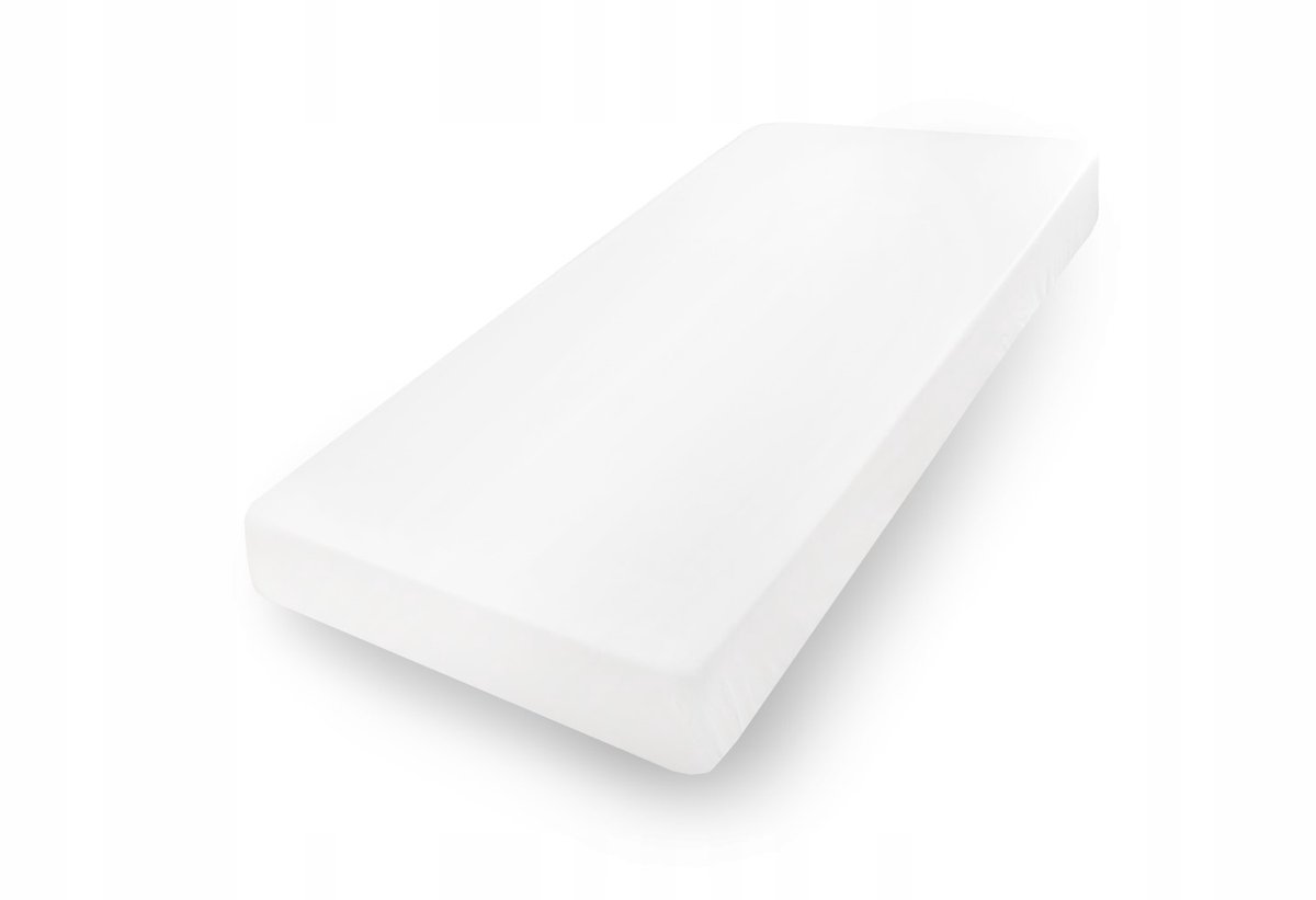 Matex Jersey hoeslaken met elastiek 110/120x190/200 cm - Wit