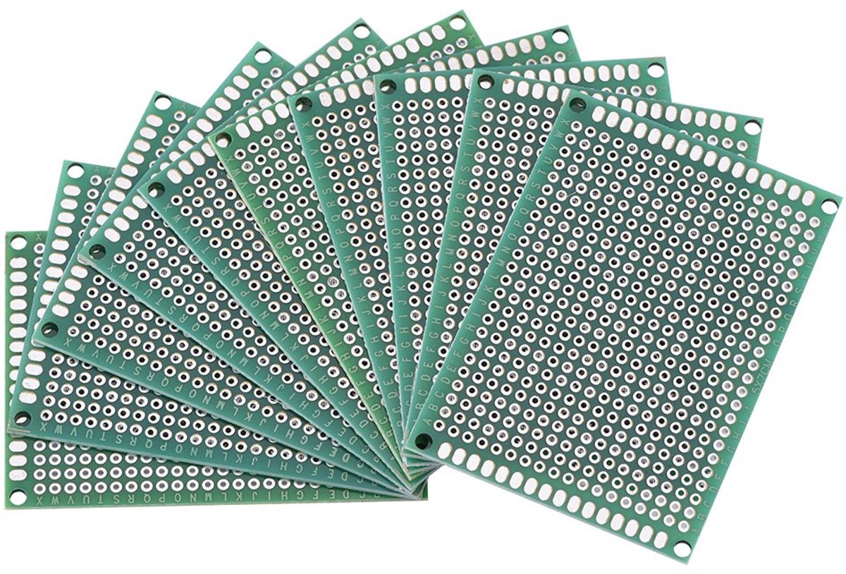 10 pz 5 cm x 7 cm Circuito PCB Universele Doppi Lati Prototipazione DIY PCB PCB