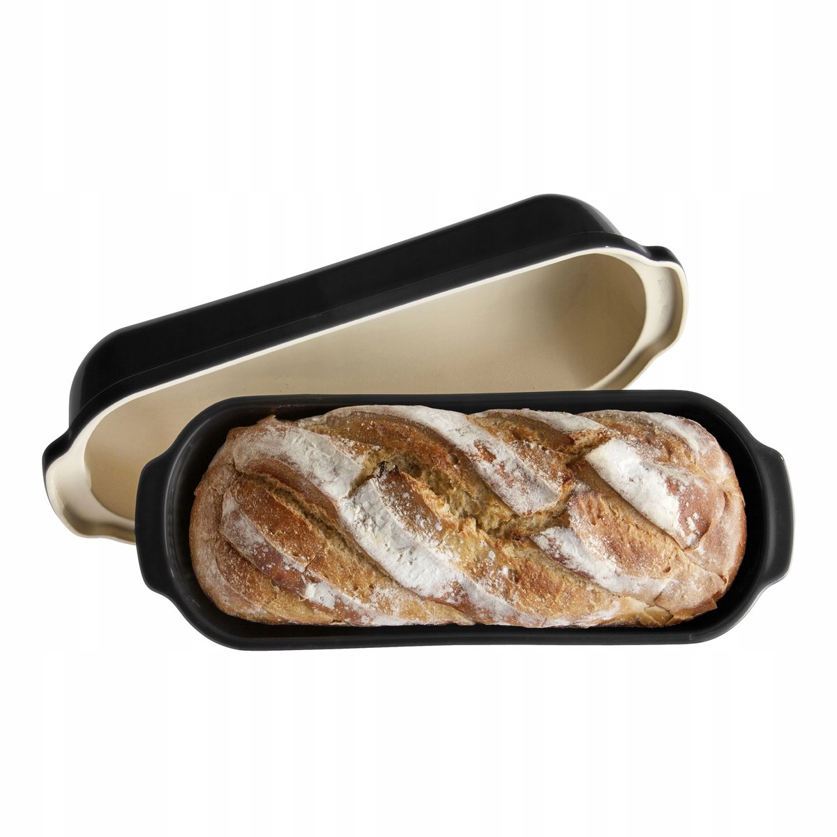 Emile Henry Broodvorm 4,5L Truffel Keramiek met Deksel