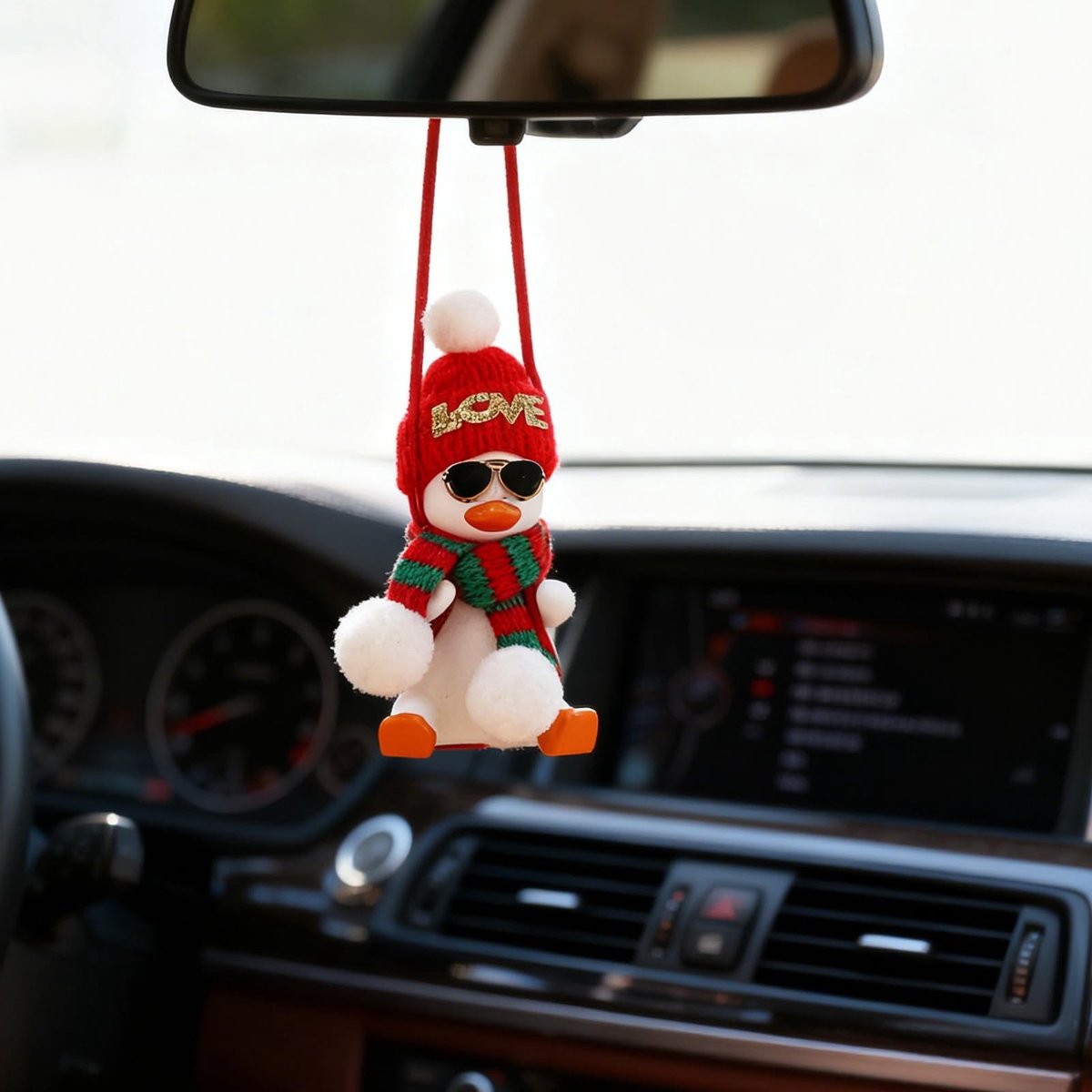 SolidKeus - Schattige Kerst Hanger voor Auto