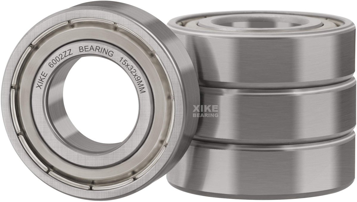 SolidKeus - 4 Stuks 6002ZZ Kogellagers 15x32x9mm met Metalen Afdichtingen
