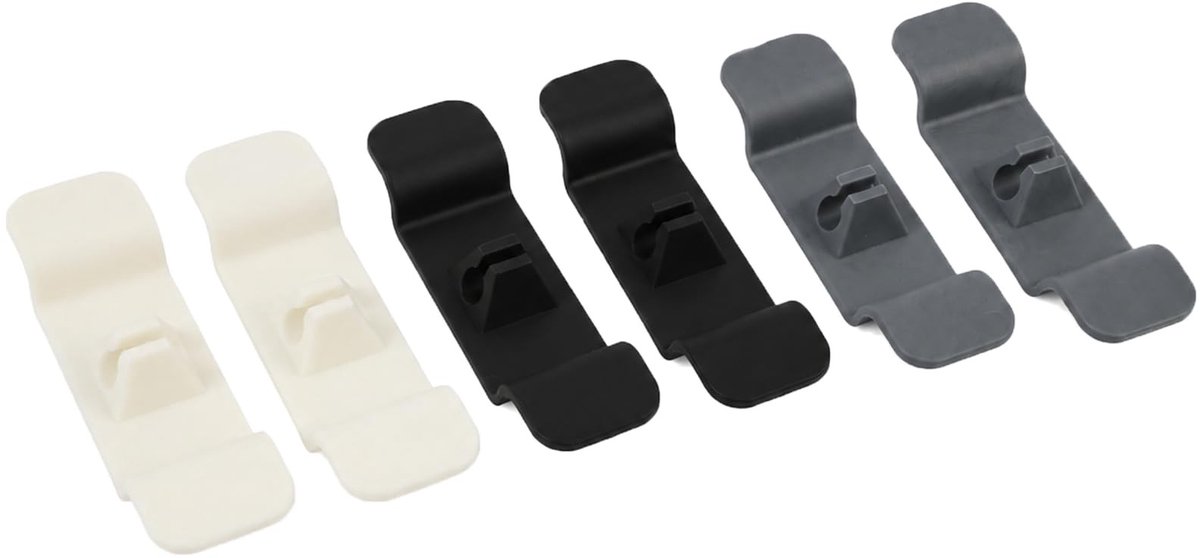 Set van 6 Zelfklevende Kabelorganizers