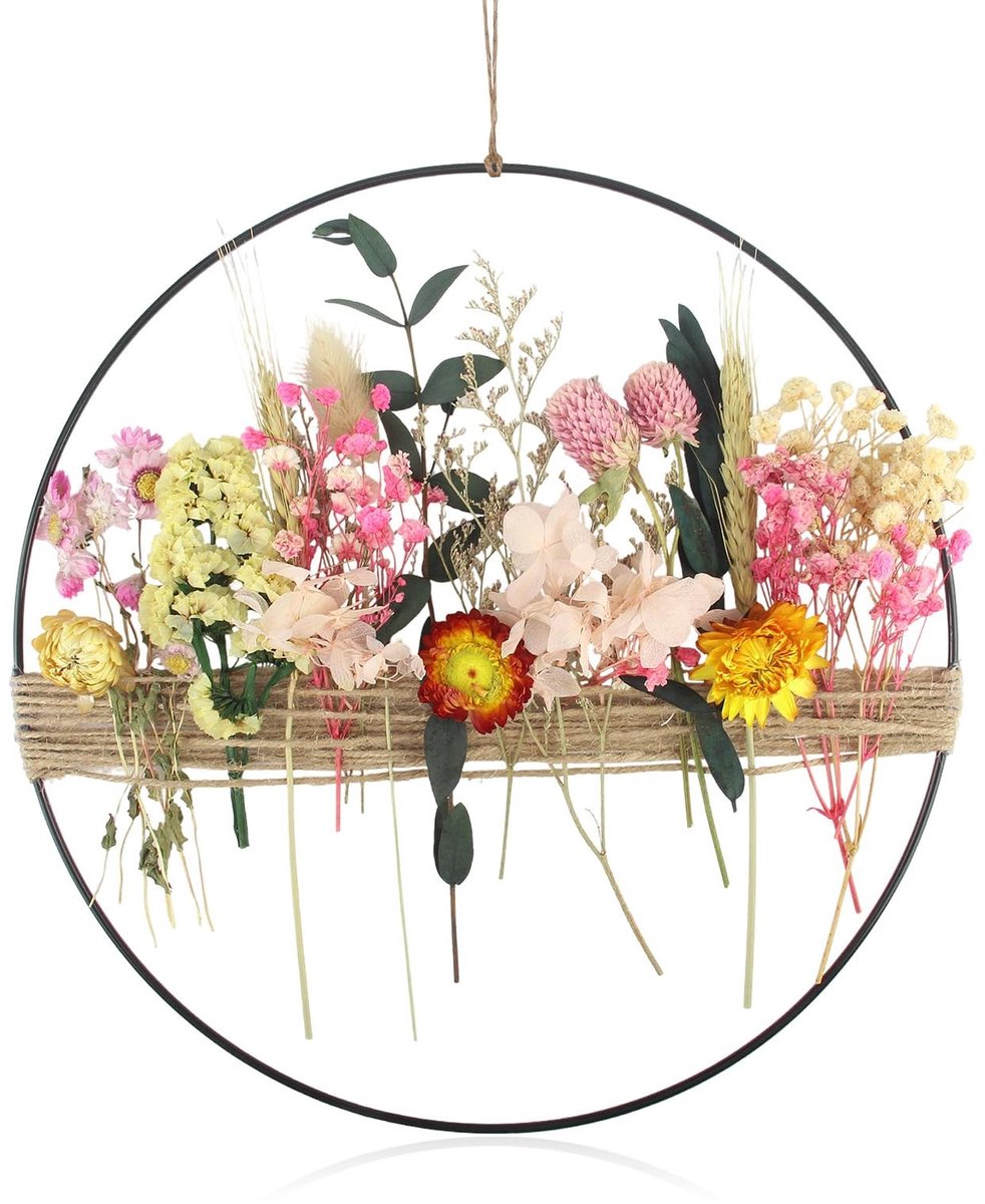 SolidKeus - Gedroogde Bloemenslinger voor Decoratie