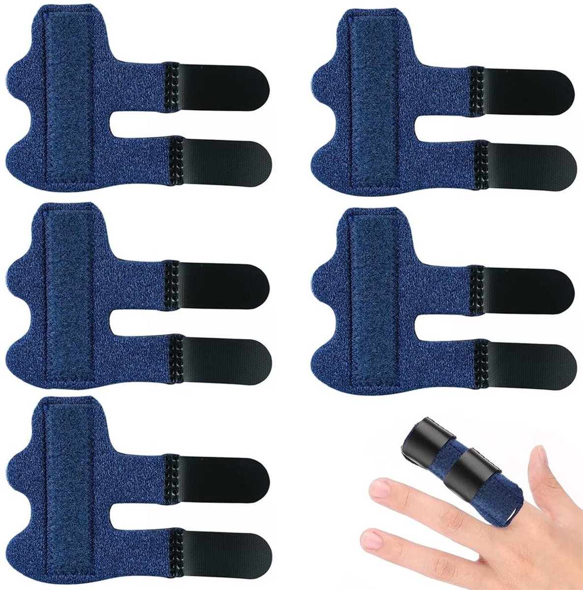 SolidKeus - Set van 5 Vingerbeugels voor Handondersteuning