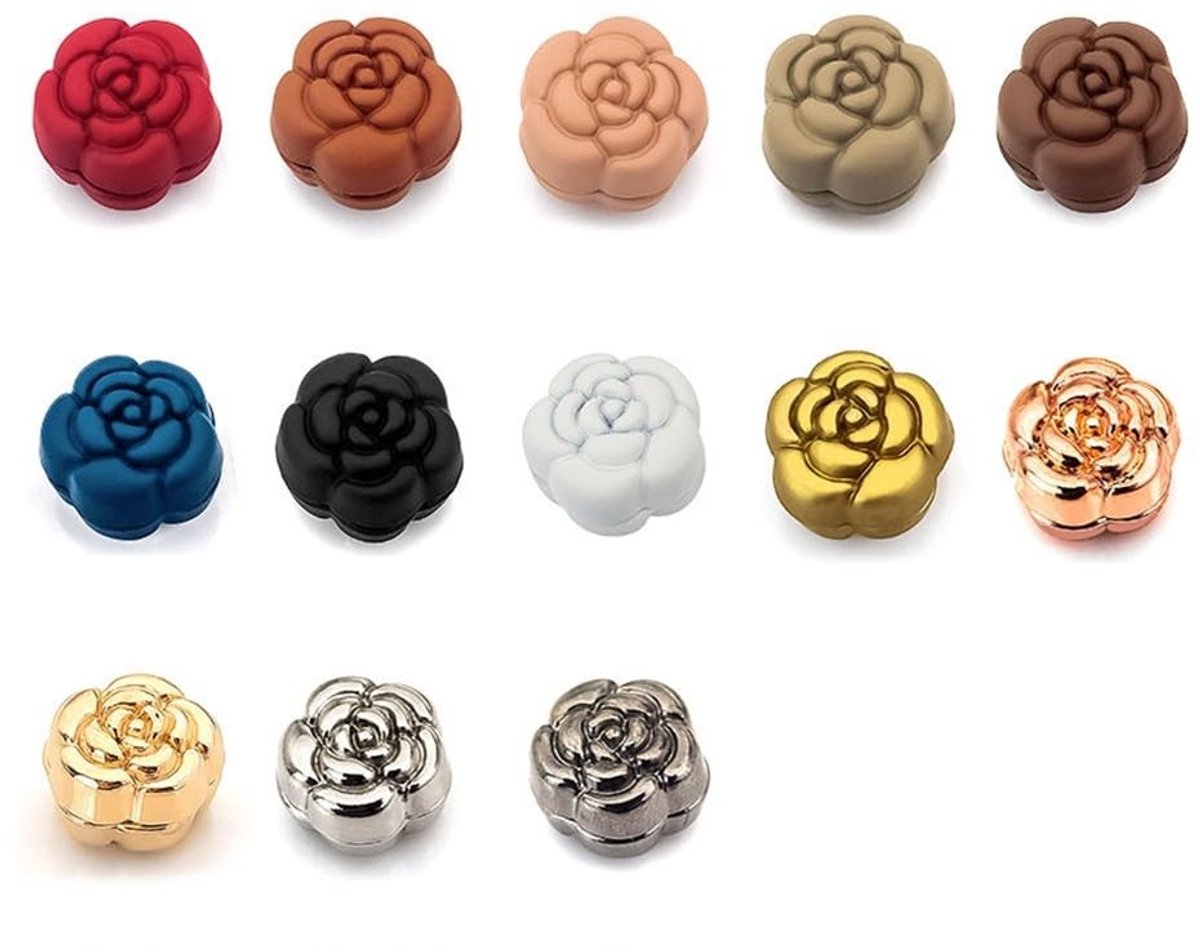 SolidKeus - Set van 13 Sterke Magneten voor Hijab in Diverse Kleuren