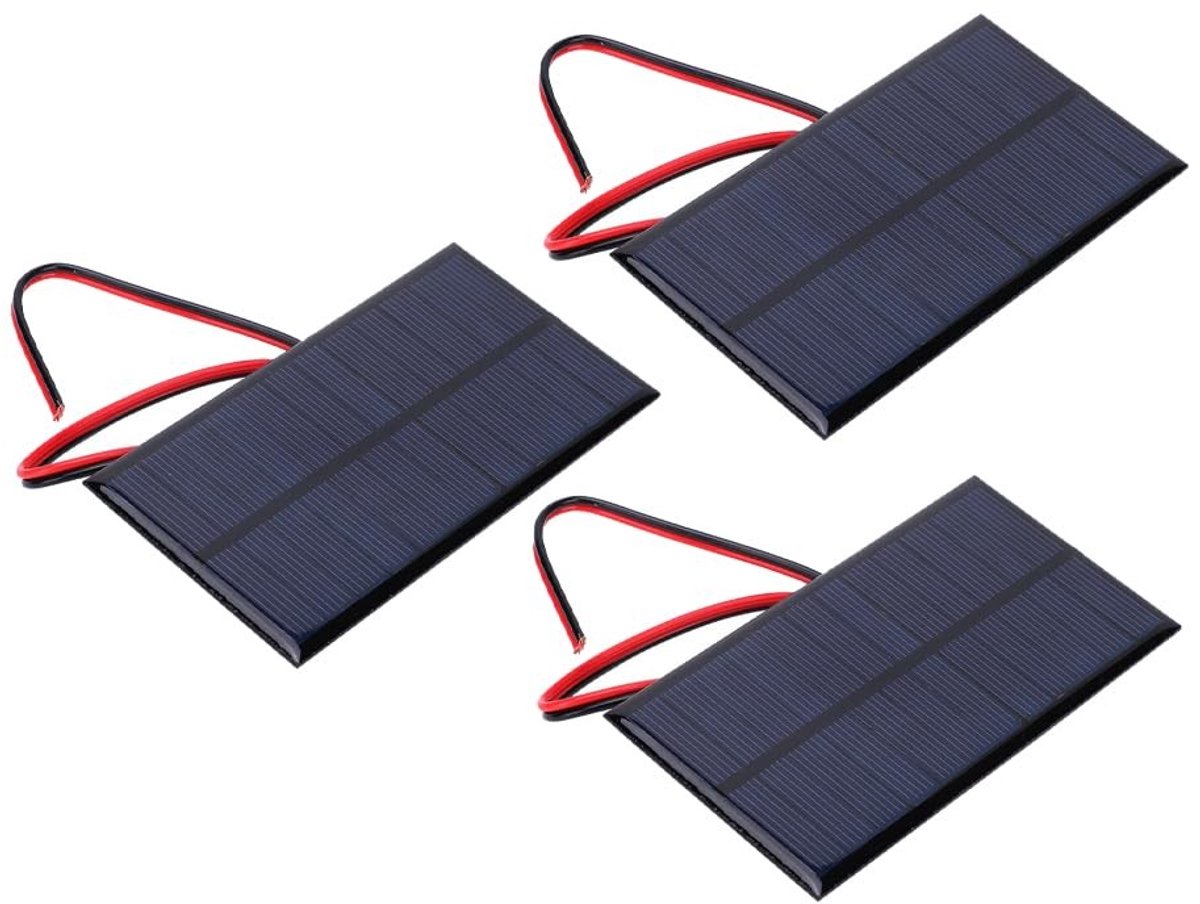 SolidKeus - Mini Zonnepaneel DC 6V 1W voor DIY Toepassingen