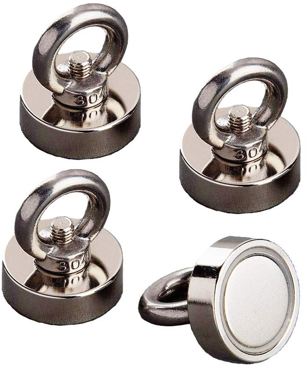 SolidKeus - Set van 4 Sterke Neodymium Magneten