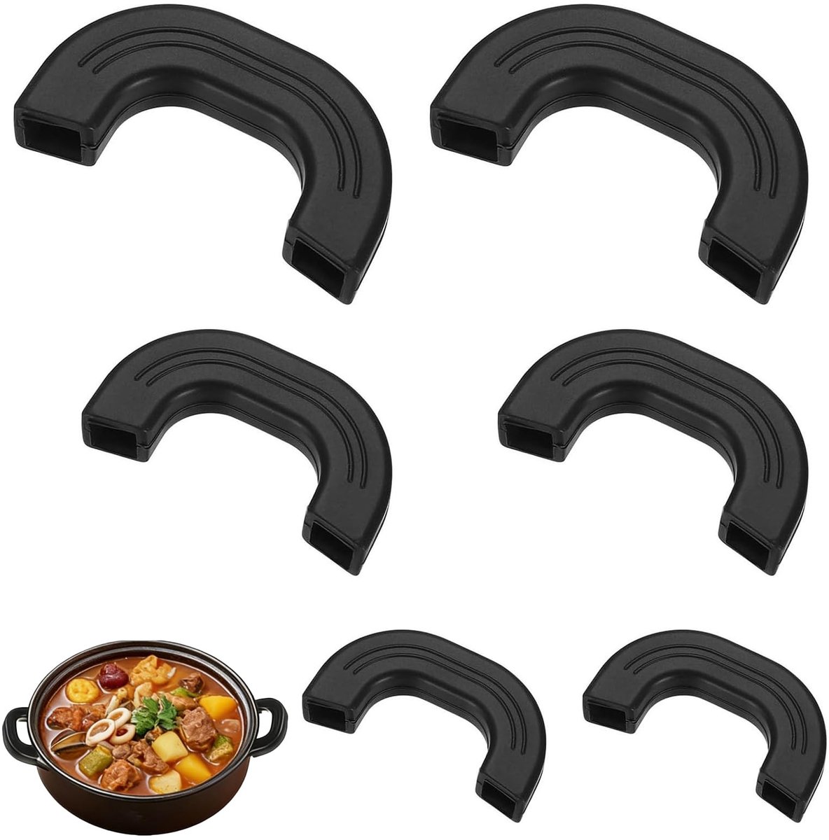 SolidKeus - Siliconen Pannenlappen Antislip voor Hete Potten en Pannen
