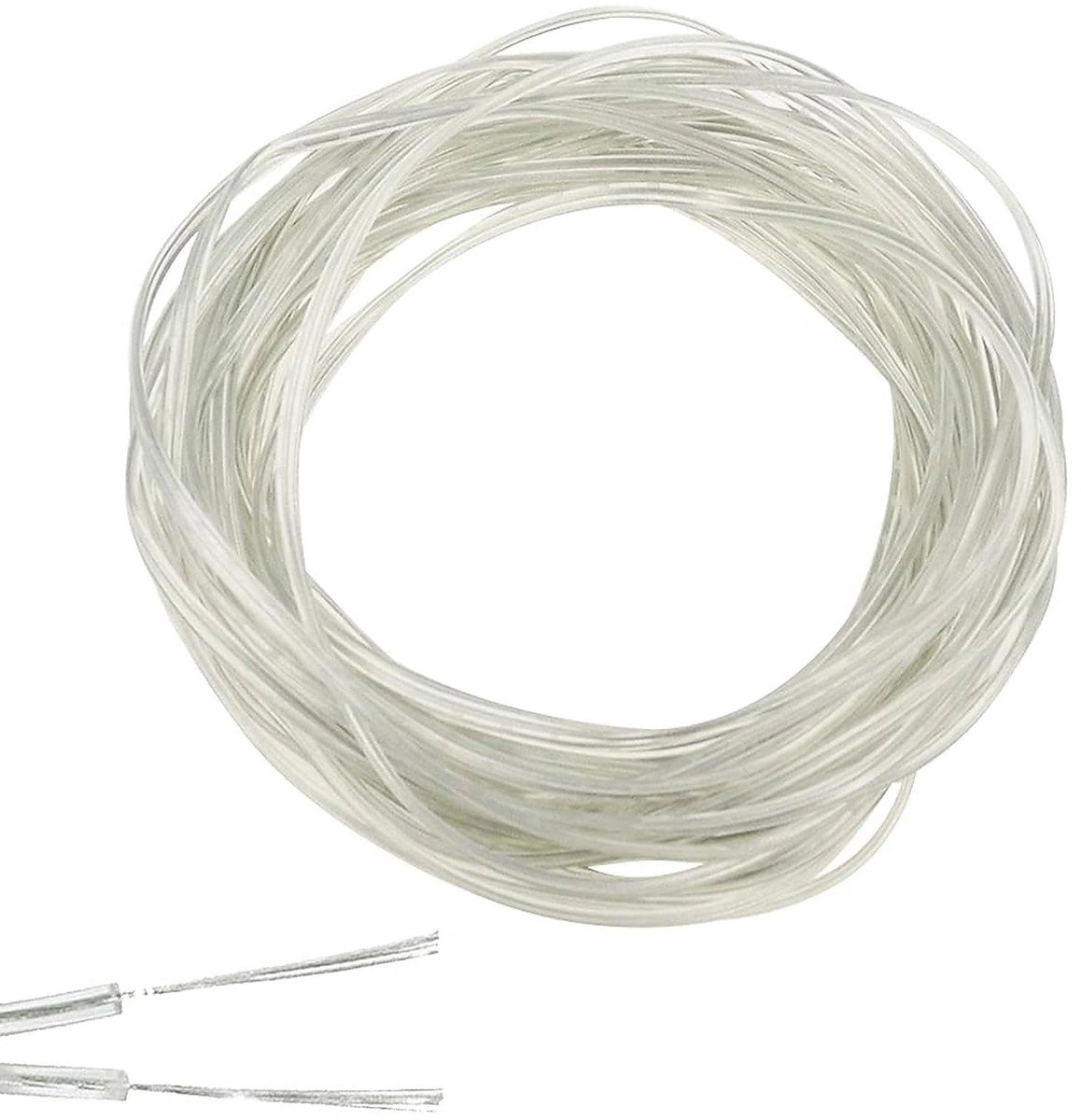 SolidKeus - Transparante PVC Kabel 10 Meter 28 AWG voor Huishoudelijke Apparaten