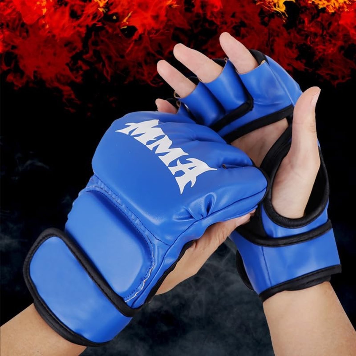 SolidKeus - Professionele MMA Handschoenen voor Volwassenen met Schokabsorberende Vulling