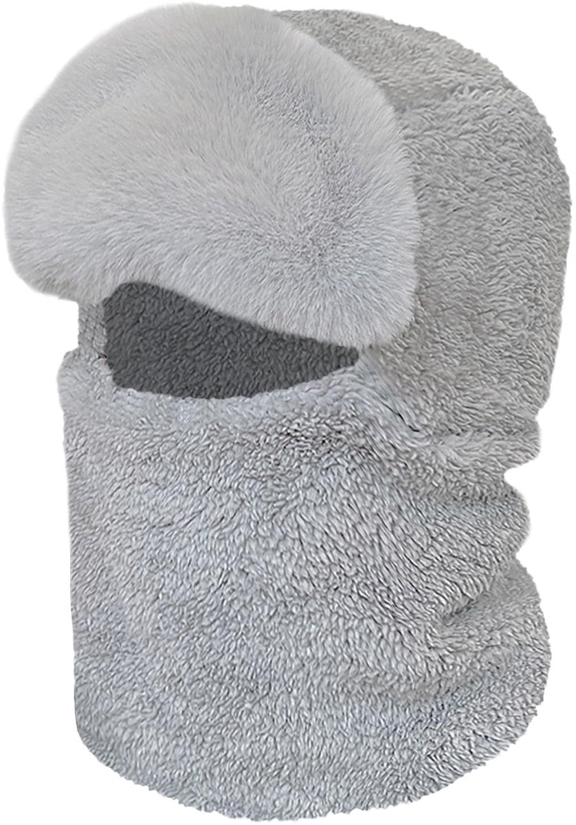 SolidKeus - Dames Fleece Balaclava, Warm en Comfortabel met Kap