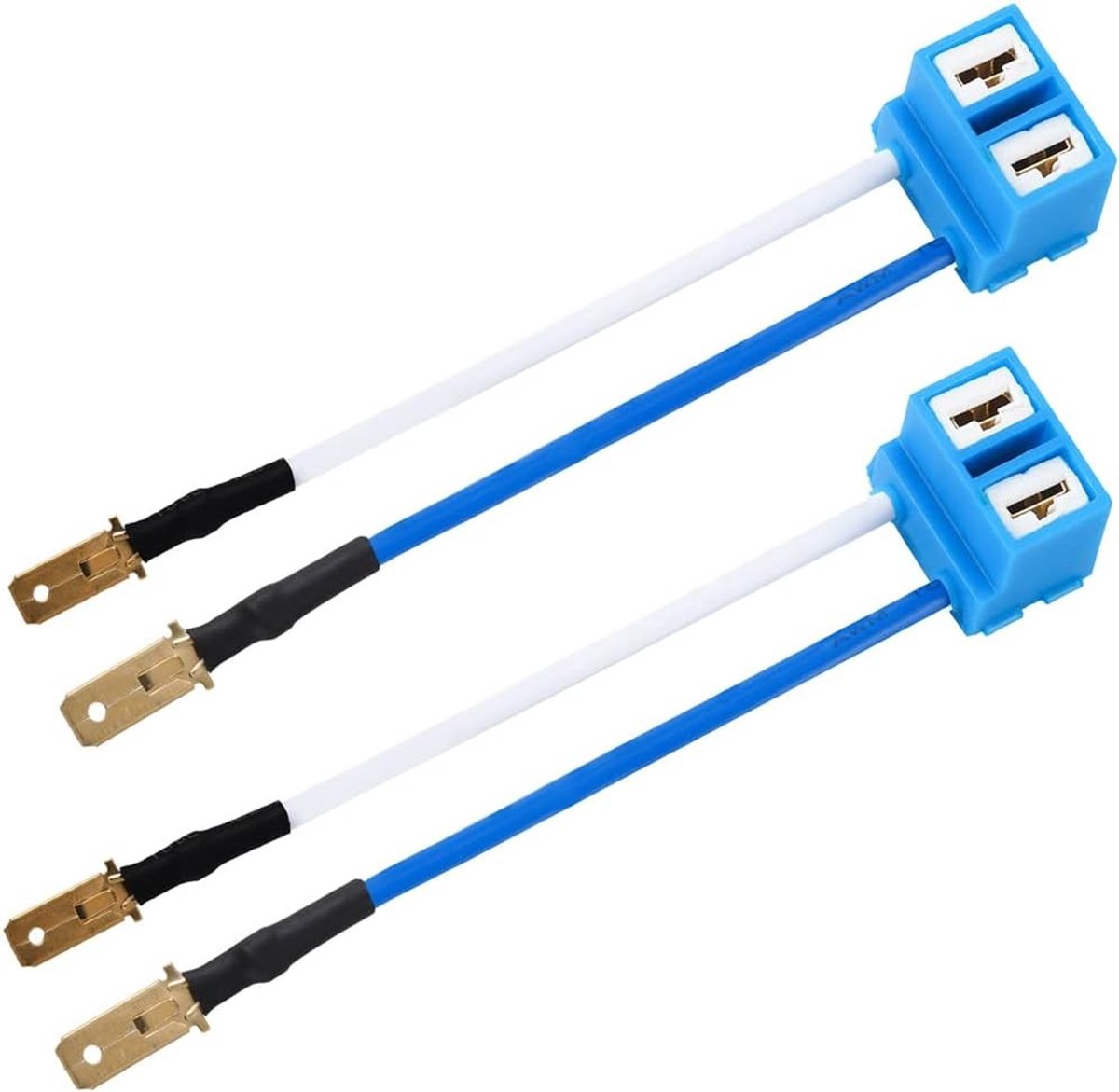 2 Stuks H7 Koplamp Adapter Kabelboom met Keramische Stekker