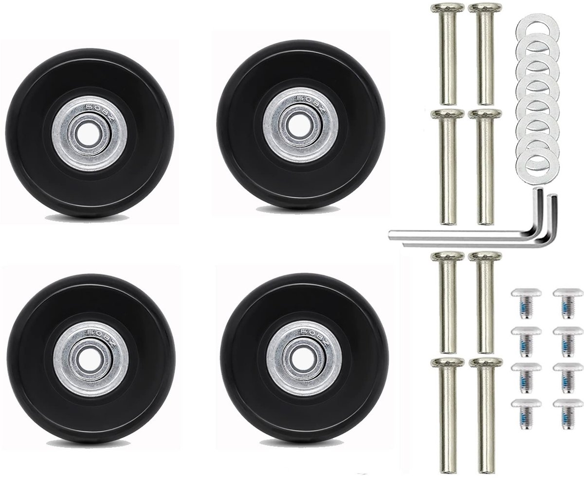 Omgoods - Set van 4 Vervangwielen voor Koffers
