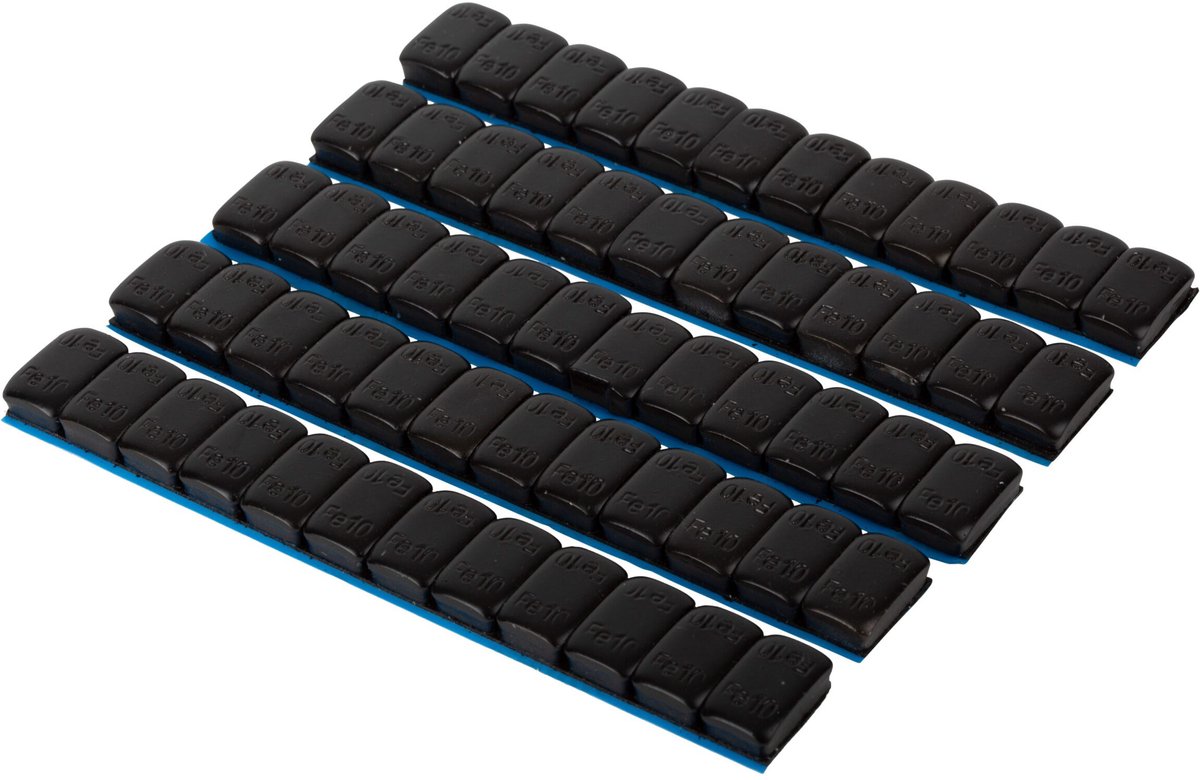 Plaklood 12x10 50pcs 6kg zwart gecoat