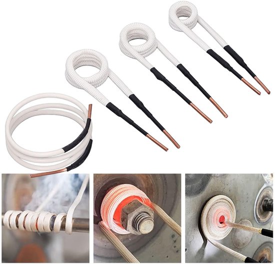 Flexibele Inductieverwarmingsspoel 20mm 25mm 30mm 750mm voor het Verwijderen van Bouten en Moeren met Messing Kern — afbeelding 5