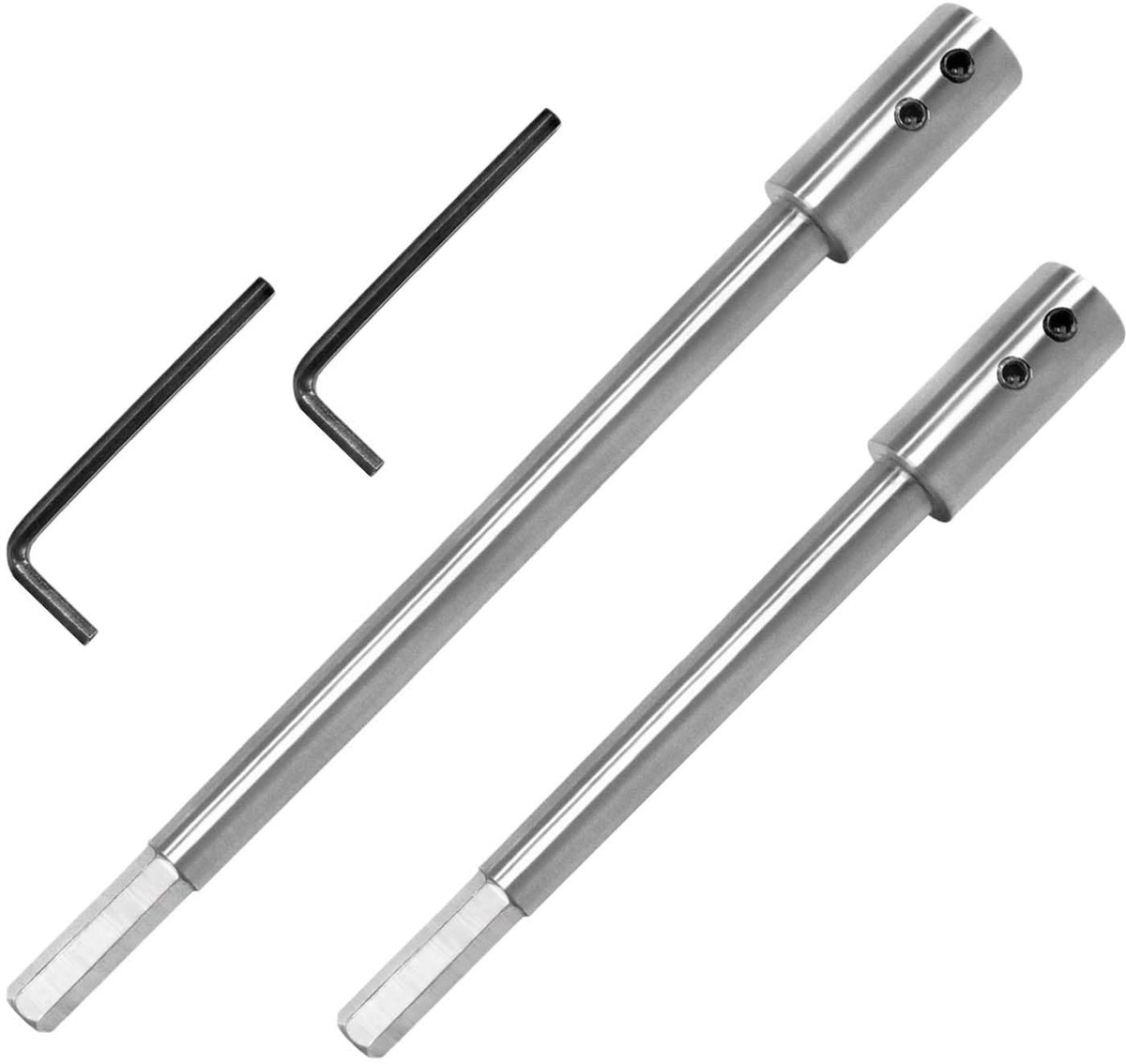 SolidKeus - Set van 2 Verlengstangen voor Boren 178 mm en 254 mm
