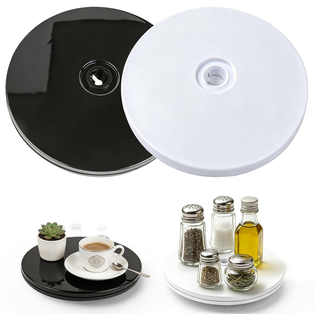 SolidKeus - Draaiplaat 15 cm Set van 2 voor Taarten en Organizers