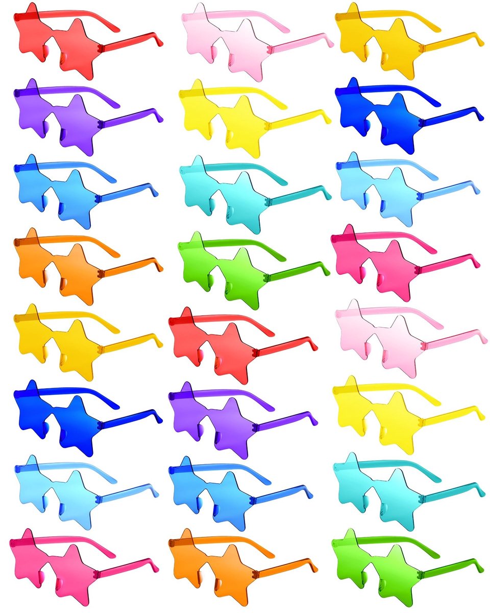 SolidKeus - Stervormige Zonnebril in Diverse Kleuren voor Feestjes
