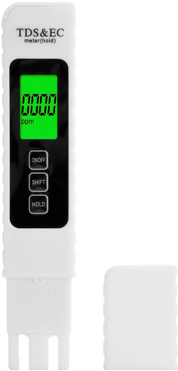SolidKeus - Digitale Waterkwaliteitsmeter TDS/EC/TEMP 3-in-1