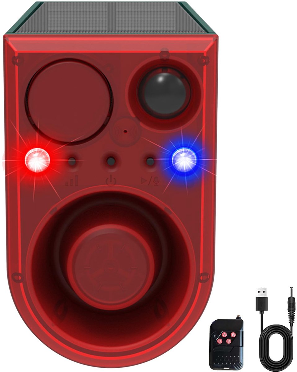 SolidKeus - Draadloze Solar Bewegingsmelder Alarm