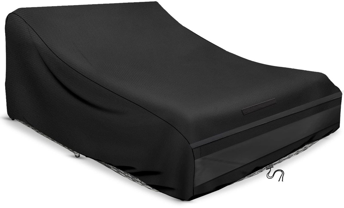 SolidKeus - Waterdichte Cover voor Dubbele Zonnenligstoel 200 x 140 x 90 cm